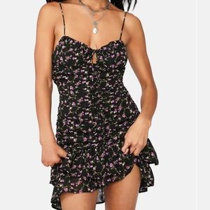 dolls kill mini floral dress